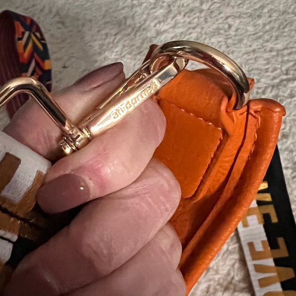 Mix & Match Mini Messenger Bag in Orange - Picture 7 of 11